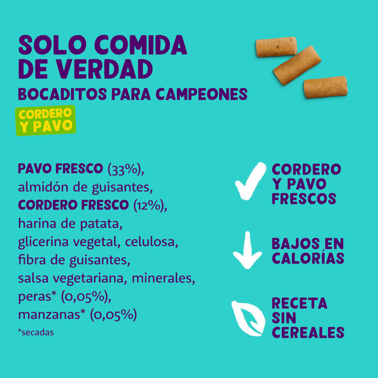50 g Edgard y Cooper Snacks Grandes de Borrego e Peru para cães ,  Imagem número 5 50 g Edgard y Cooper Snacks Grandes de Borrego e Peru para cães , , large Imagem número 5